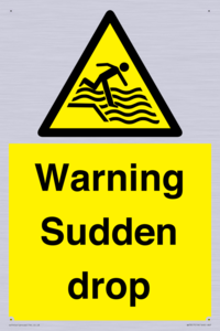 Warning Sudden drop
